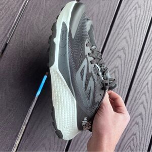 The North Face Gray and White Athletic Shoes